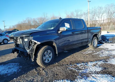 2021 Chevrolet Silverado 1500 4Wd Short Bed Lt from USA, damaged, VIN 1GCUYDED8MZ441096